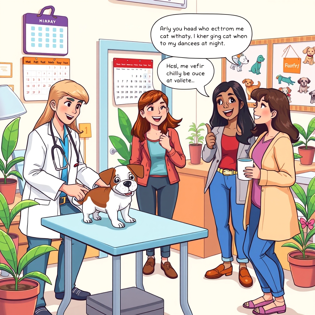 사무실의 개 주치의