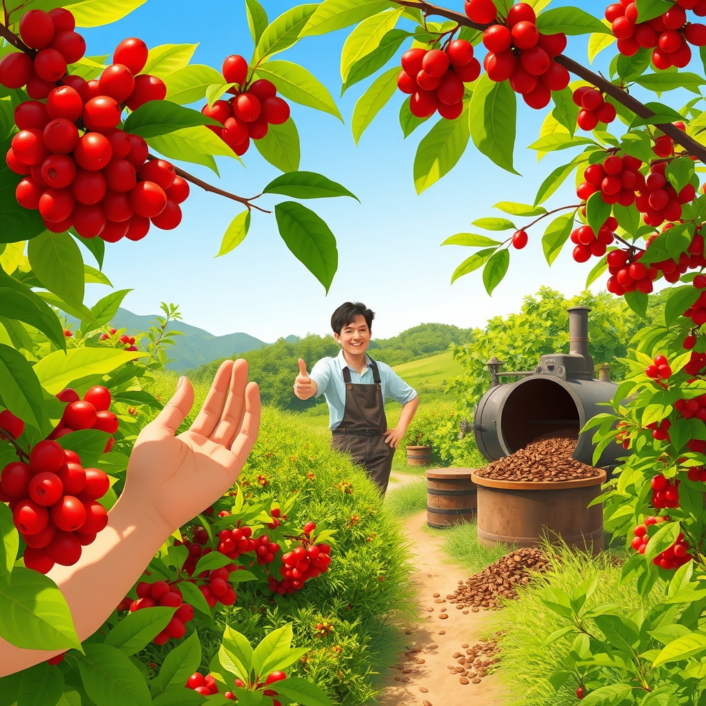 강릉의 커피농장 체험기