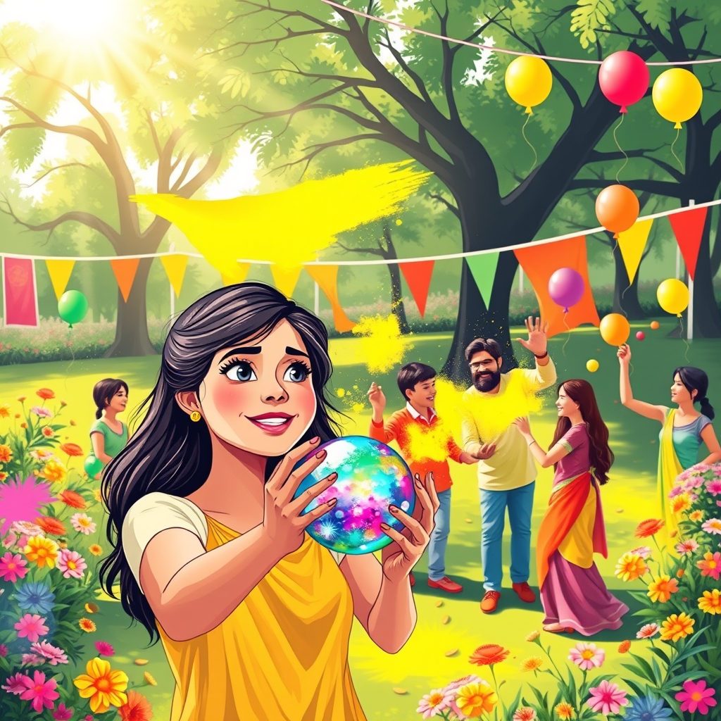 होली की जादुई रंगीनियाँ