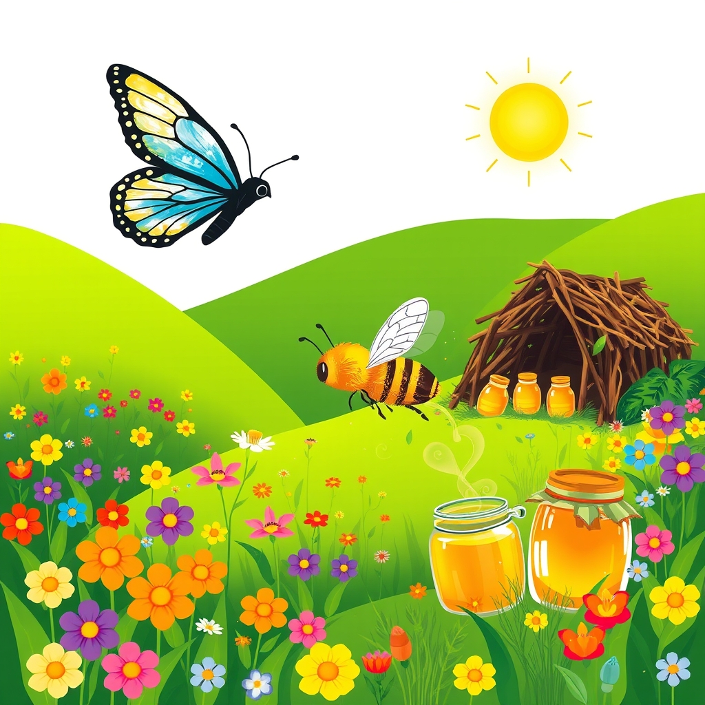 הפרפר והדבורה