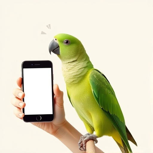 Parrot and Phone
