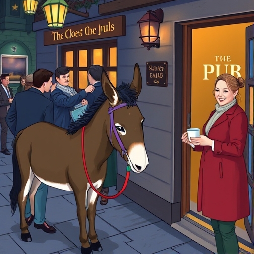 Donkey at the Pub