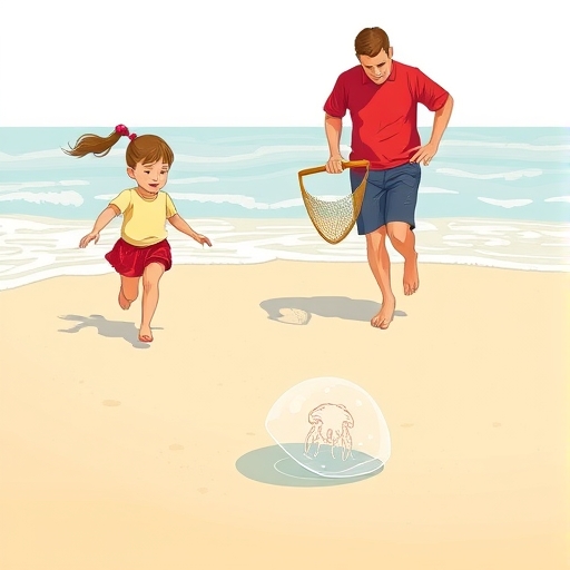 Jellyfish at the Beach