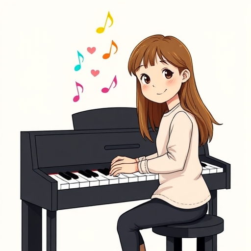 Practicing Piano