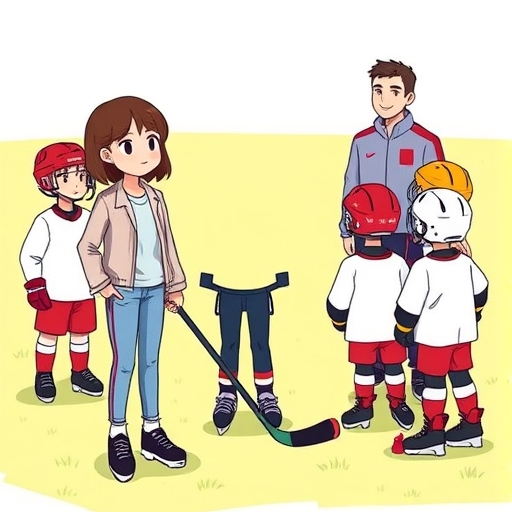 Joining the hockey team