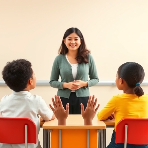 Teacher Uses Dialogues