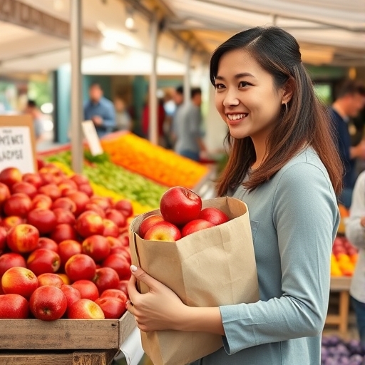 Actress at the Market