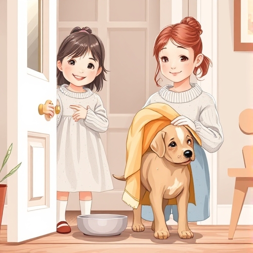 The Puppy in the Rain