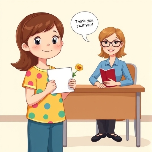 Thanking the Teacher