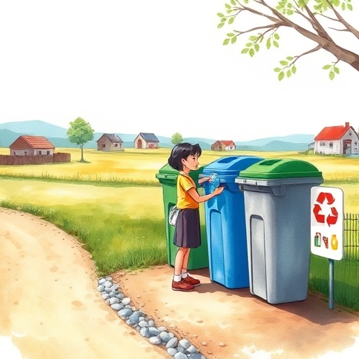 תחנת המיחזור בקצה הכפר