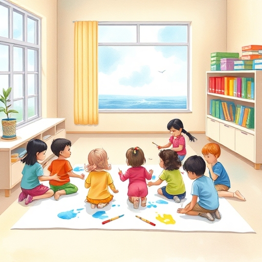 הגננת וקופסת הצבעים