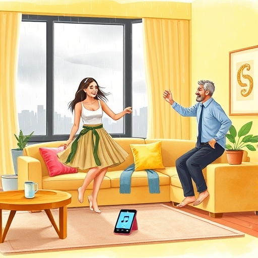 ריקוד בסלון