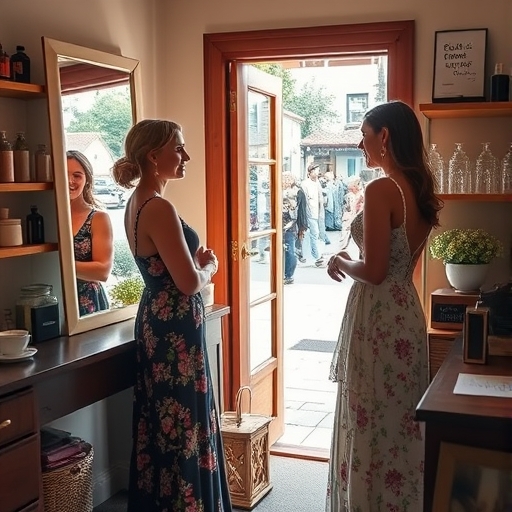 שתי שמלות ומראה אחת