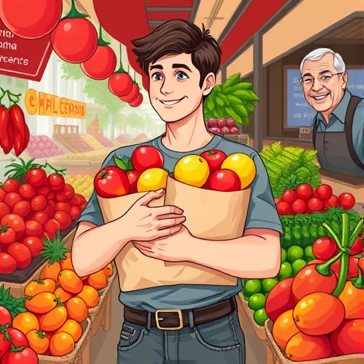 The Busy Market
