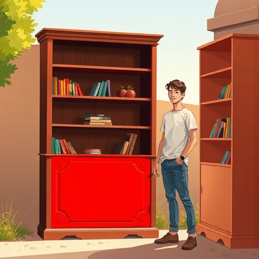 Painted Bookcase