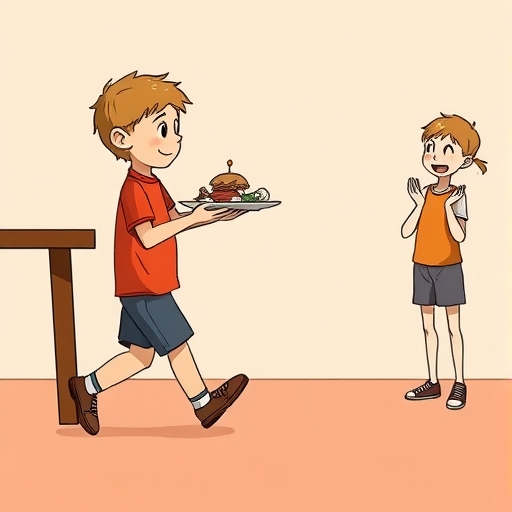 Never Dropping Food