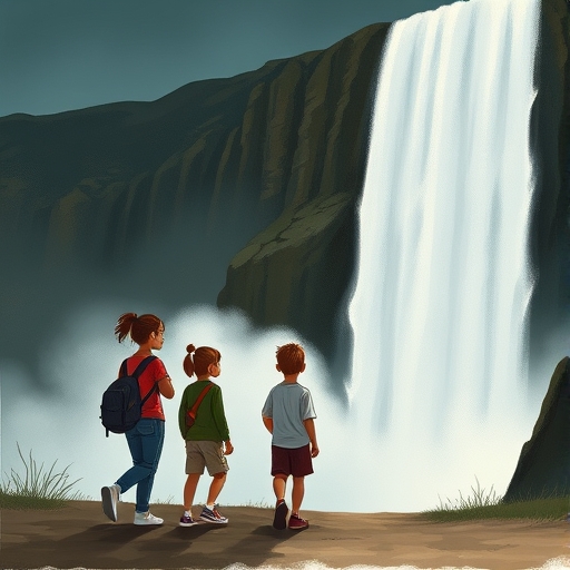 A Large Waterfall