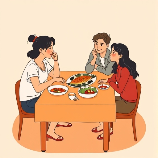 吃饭和聊天