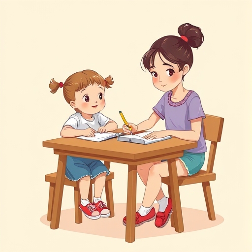 做作业的故事