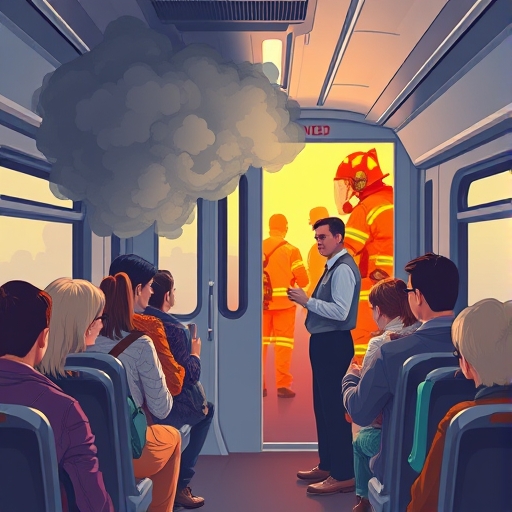 燃烧的火车