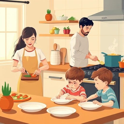 La cena en casa