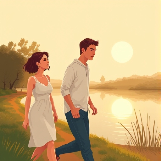 El paseo en la tarde