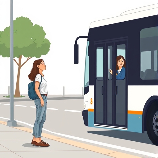La ruta del autobús