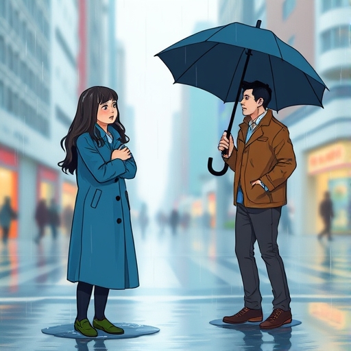 El apoyo en la lluvia