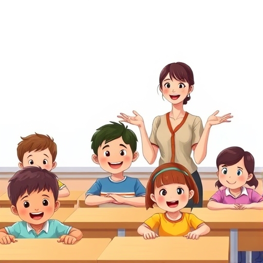 La profesora y la clase