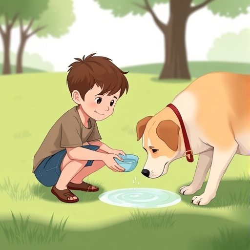 El perro y el niño