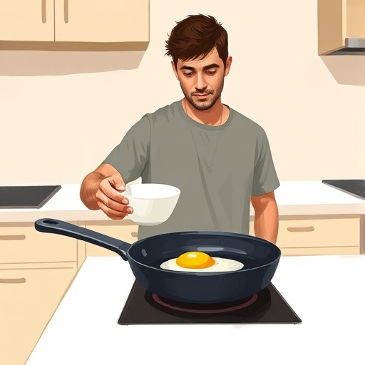 El huevo en la cocina