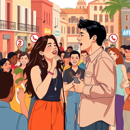 La canción en la plaza