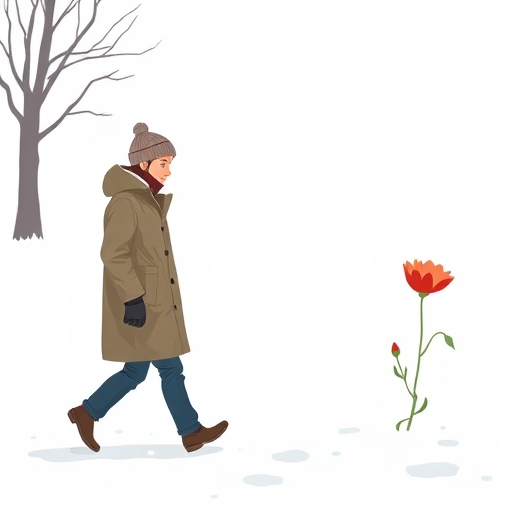 La flor en invierno