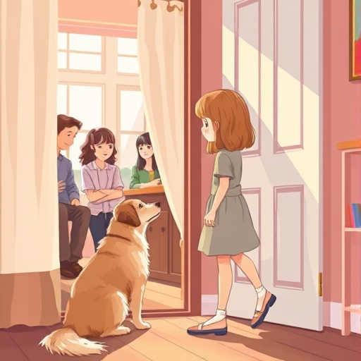 El perro en la ventana