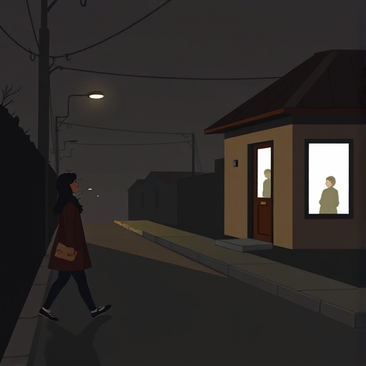 La luz en la noche