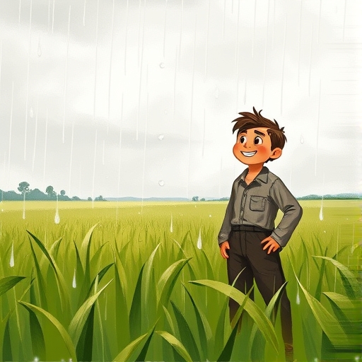 La lluvia en el campo