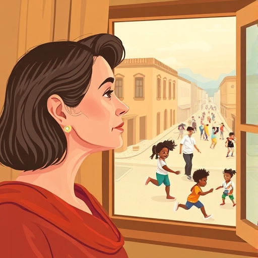 La mujer en la ventana