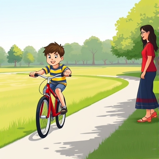 La bicicleta roja