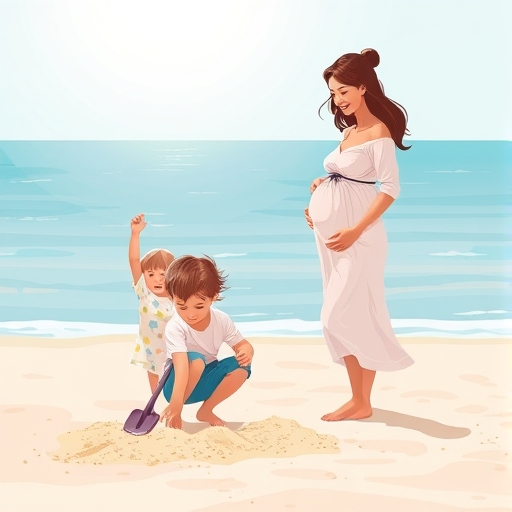 El día en la playa