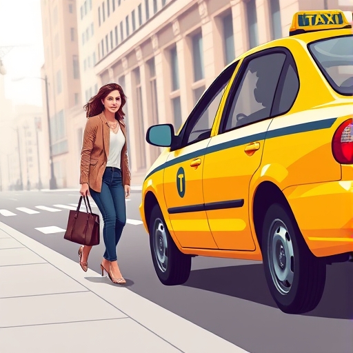 El taxi en la ciudad