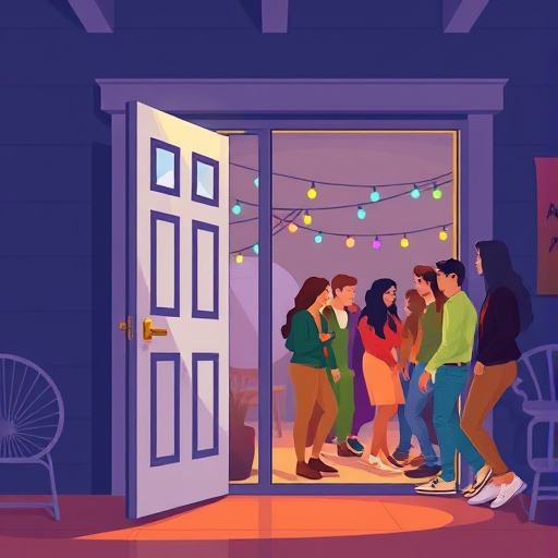 La puerta y la fiesta