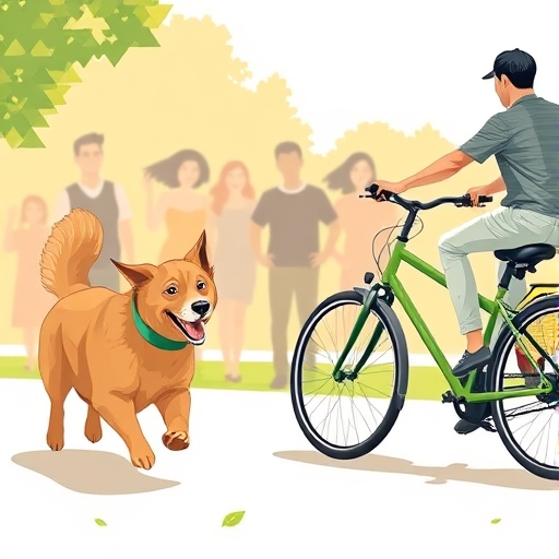 El perro y la bicicleta