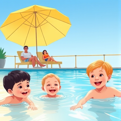 Un día en la piscina