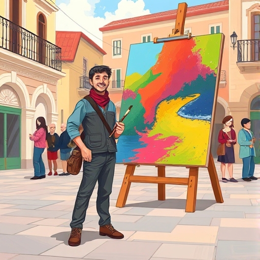 El arte en la plaza