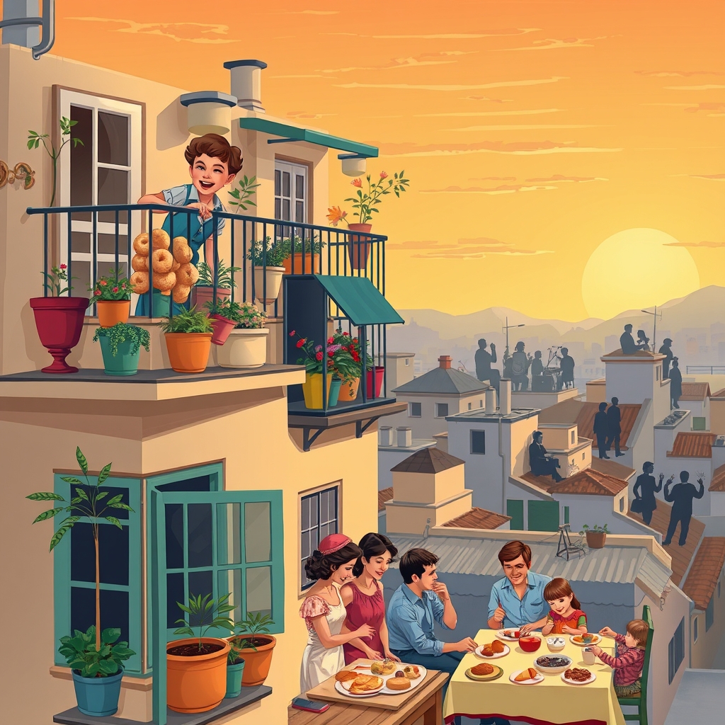 מעל גגות תל אביב