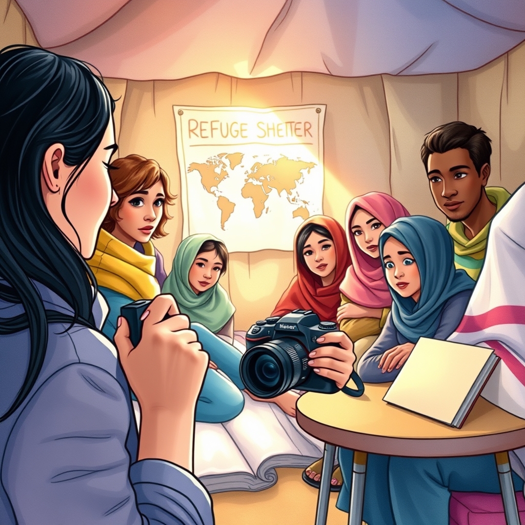 הכח של צילום במקלטים