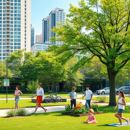 החיים העירוניים והטבע המתמזג