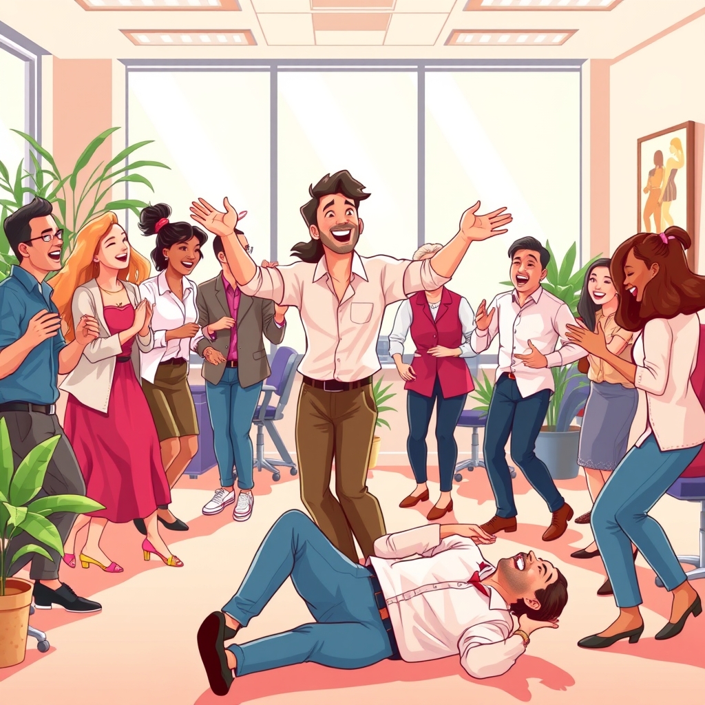 שיעור ריקוד במשרד