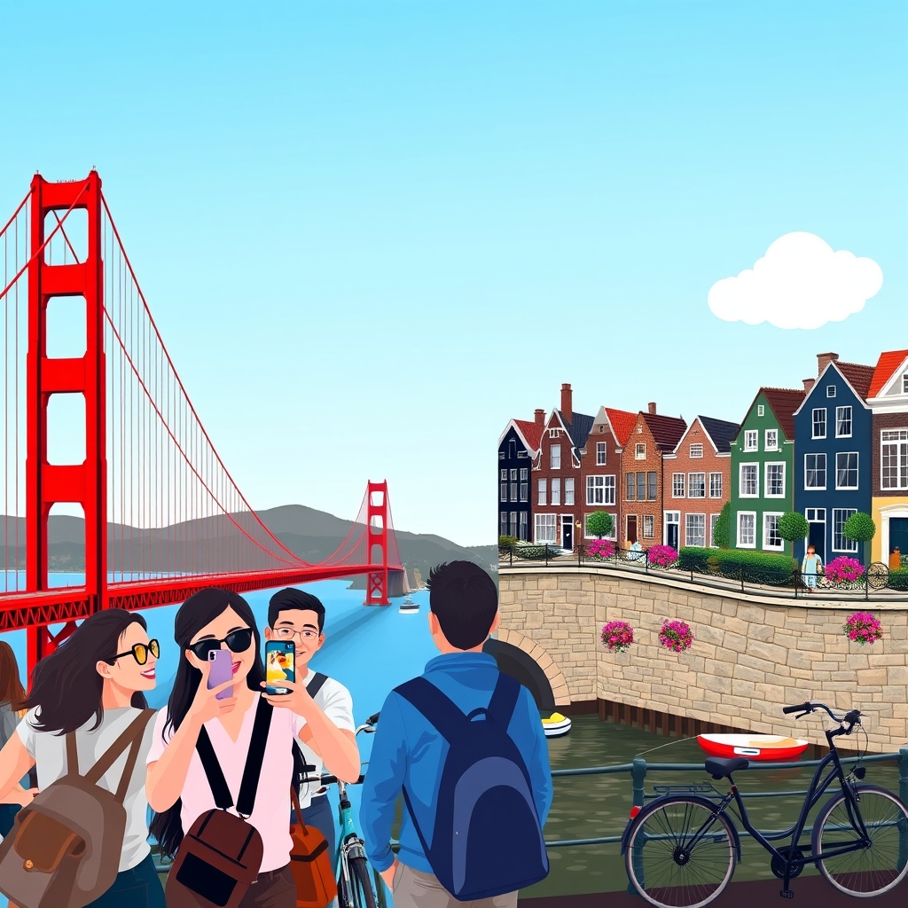 הגשרים של סן פרנסיסקו מול הגשרים של אמסטרדם