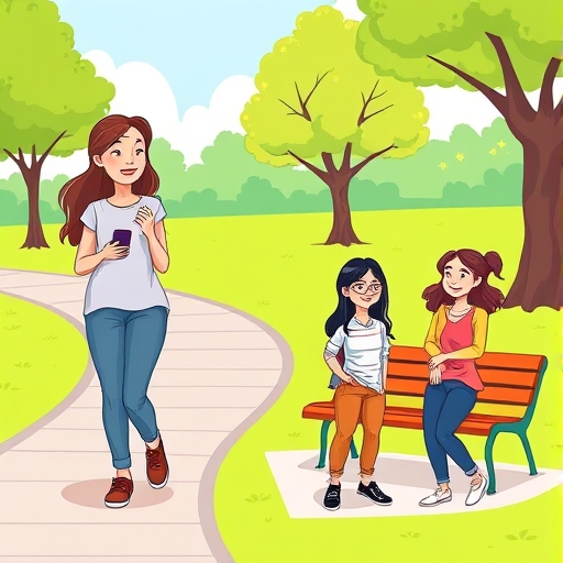 Sunset Walks Alone and Smiles Shared